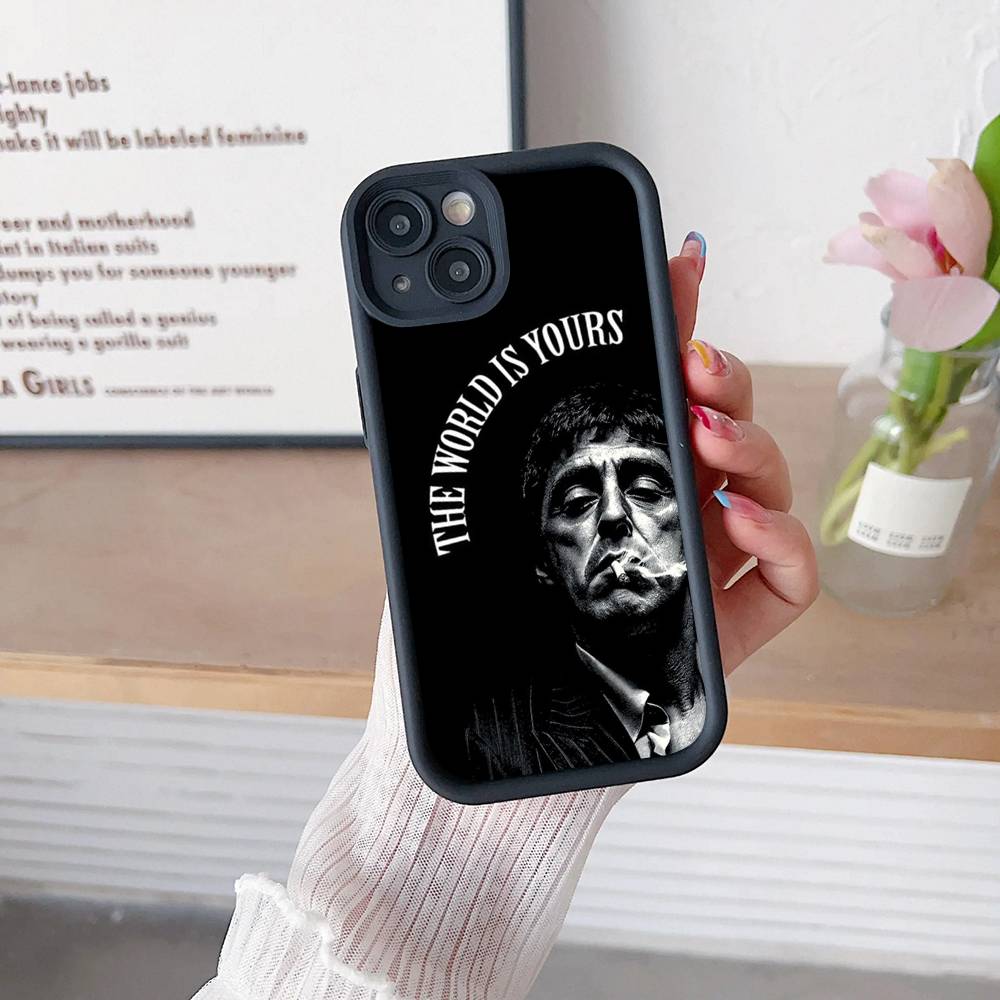 Классический чехол для телефона Tony из фильма «Лицо со шрамом» для IPhone 16 15 14 Plus 13 12 11 17 Pro Max Pro Мягкий чехол