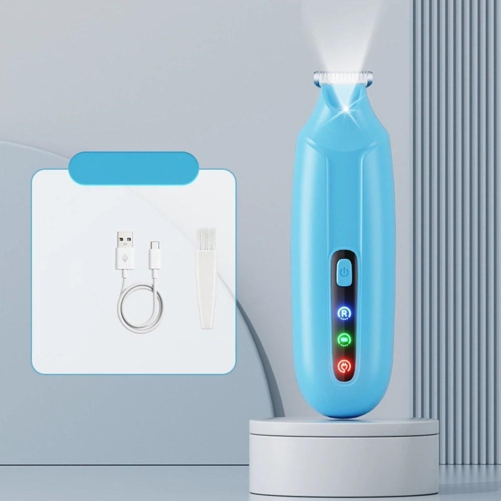 Rechargeable Dog Paw Trimmer LCD Display Electric Dog Clippers Cordless Cat Shaver  Paw Trimming