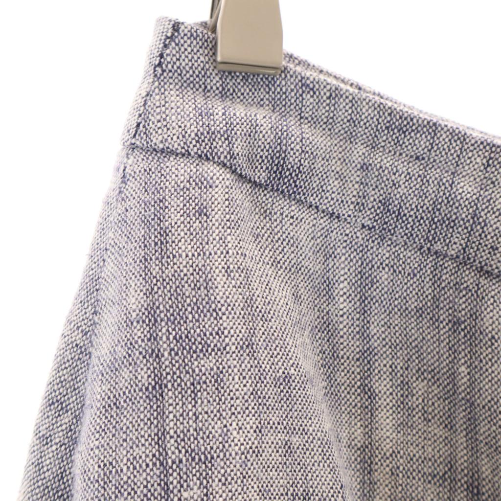MAX MARA Weekend Made in Italy Linen Mimole length Tight Skirt 42 gray Women Used