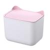 Organizer Eco-Friendly Convenient Large Capacity Mini Table Trash Can with Lid Garbage Basket
