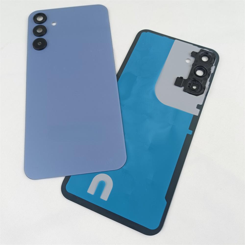 A++++ Задняя стеклянная крышка для Samsung Galaxy A15 4G SM-A155F/DSN Задняя крышка Замена аккумулятора Задний корпус со стеклом камеры