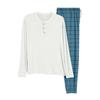 Men's Pajama Set, Long Sleeve And Long Pants, Two-piece Set