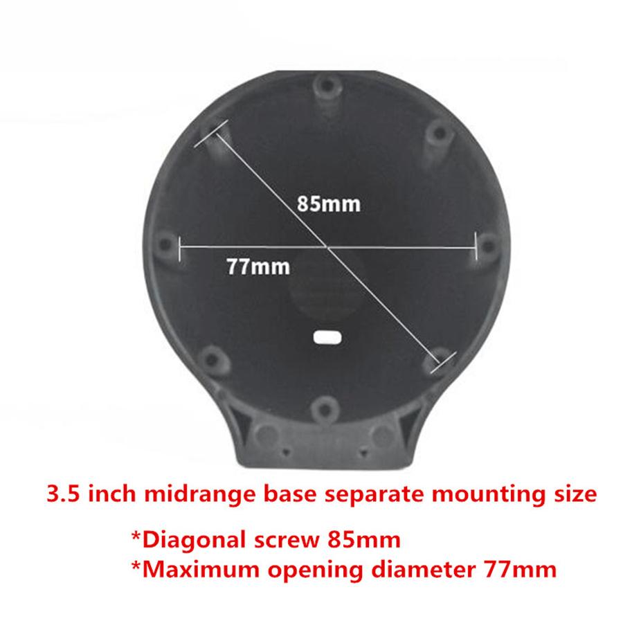 3,5-дюймовый среднечастотный динамик Базовый Автомобильный клаксон Модифицированный Трехполосный Кронштейн для динамика ВЧ