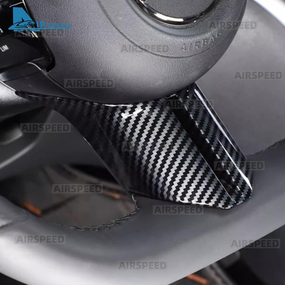 ABS Карбоновая Накладка на Рамку Рулевого Колеса для Mercedes Benz C Class W206 GLC X254 2025 2025 2025 Автомобильные Аксессуары для Интерьера