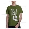 Футболка Rock Cat Playing Guitar Funny Guitar Cat Men T-Shirt Hiphop Oversize T Shirt Casual Cotton Daily Four Seasons Streetwear Tees