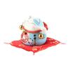 Lucky Cat Coin Bank 4.5in Exquisite Cute Bring Luck Good   Ceramic Fortune Cat Saving Pot Desk Decoration