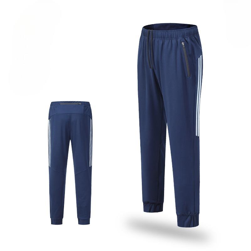 Осенне-зимние новые мужские повседневные спортивные брюки с несколькими карманами для бега