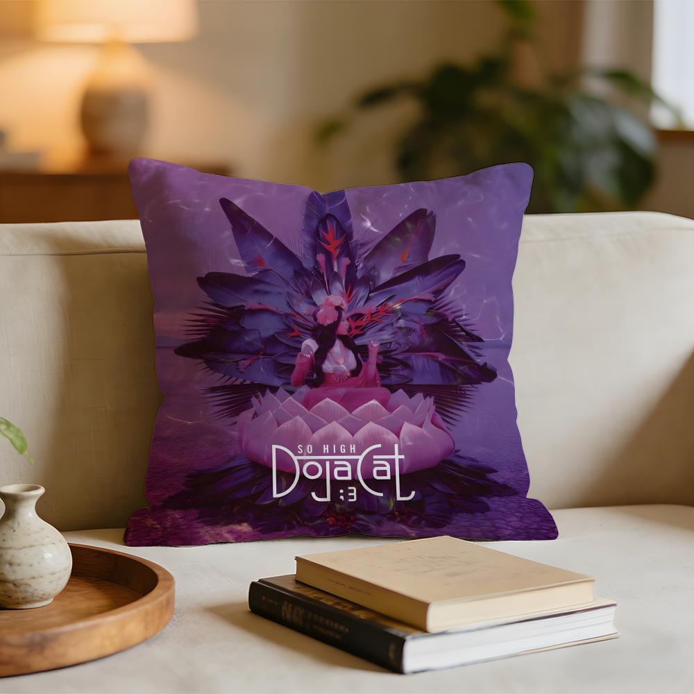 Album Cover DDoja CCat Cushion Cover Short plush pillowcase for bed sofa carwashable