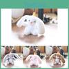 Plush Cute Rabbit Toy Keychain Pp Cotton Stuffed Bag Decor Gift For Girls Kids