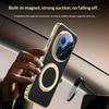 Чехол для Honor Magic8 Pro 5G Магнитная вращающаяся подставка Кожа + ПК + Акриловая крышка для телефона с закаленным стеклом для заднего экрана
