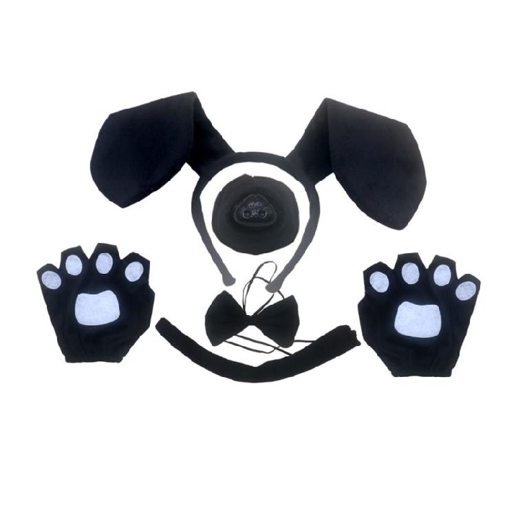 Наборы для переодевания животных Повязка на голову, хвост и бабочка для собак для детских дней рождения