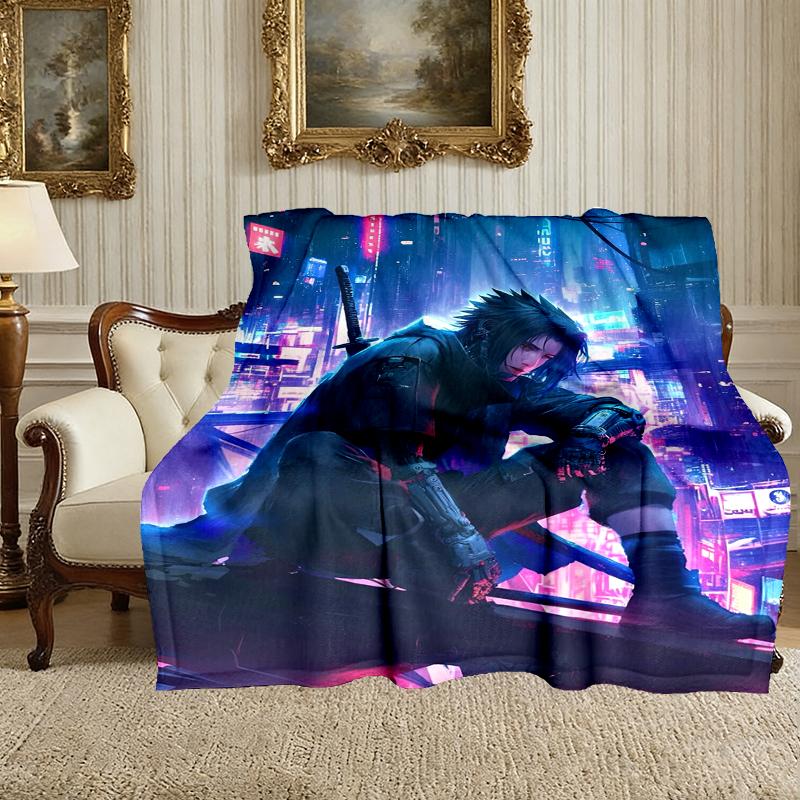 1pc naruto Blanket, Cozy Printed Throw Blanket, A Heartfelt Gift for Your Family and Friends