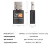 Сетевой адаптер WIFI 600M USB, двухдиапазонный 2.4/5 ГГц, беспроводная сетевая карта с бесплатным драйвером, подходит для Windows 10/11, Linux, MAC OS