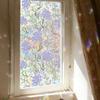 PVC Window Privacy Film Translucent Static Stained Glass Cling Glass Privacy Decal  For Living Room
