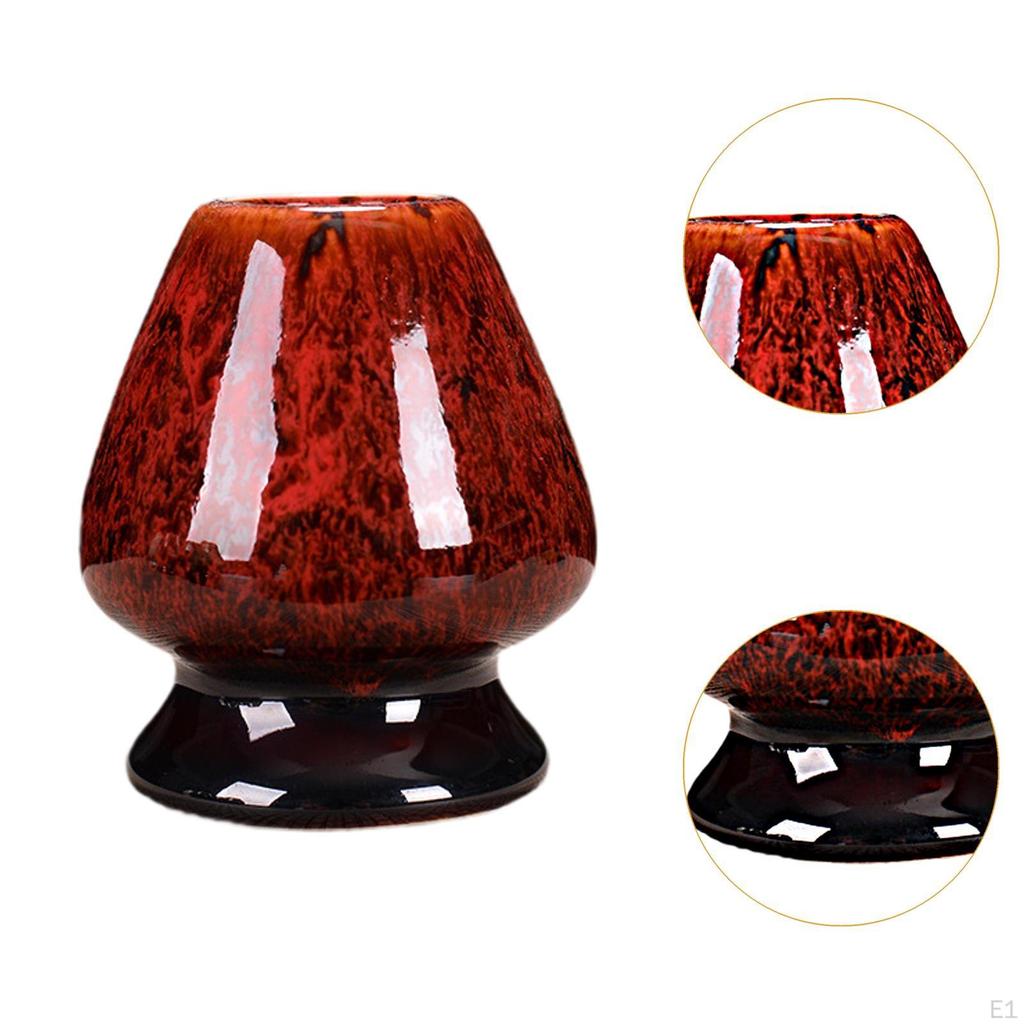 Porcelain Matcha Whisk Stand Set for Tea Aficionados