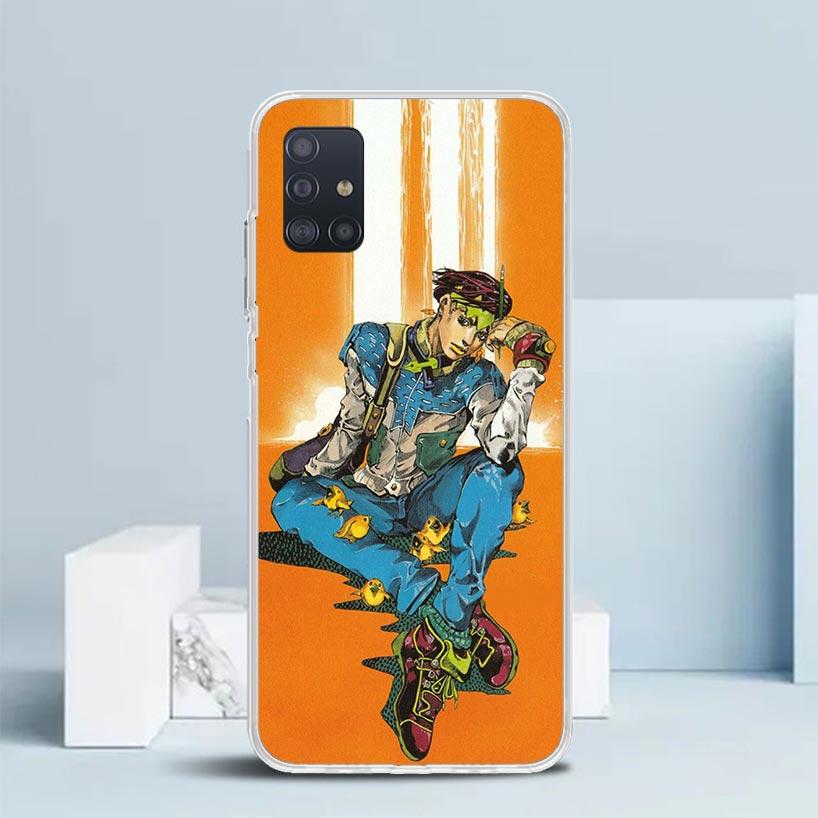 JoJo Adventure Рохан Кисибэ Мягкий чехол для Samsung Galaxy A12 A22 A32 A52 A72 A02S Чехол для телефона Note 20 Ultra 10 S10 Plus A51 A71