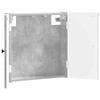 Dartboard Cabinet EDE Concrete Grey 52.5 x 10.5 x 53.5 cm