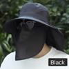 360 Degrees Protection Sun Hat Anti-UV Sunscreen and Shading Agricultural Work Hat Adjustable Breathable Fisherman Hat Spring