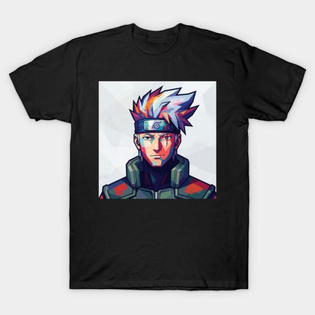 Asian Size Cotton Unisex Tshirt Print T-shirt Kakashi T-shirt No-Cut Print Regular Fit
