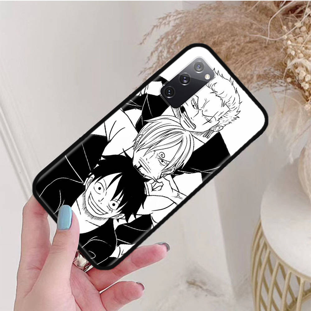 Black Case for OPPO Reno 8 6 5 4 Pro Plus Find X3 A17 A3 A31 A38 A40 A53 A54 A55 A74 A76 A78 A77 A80 A94 A95 A96 Lite W-81 One Piece