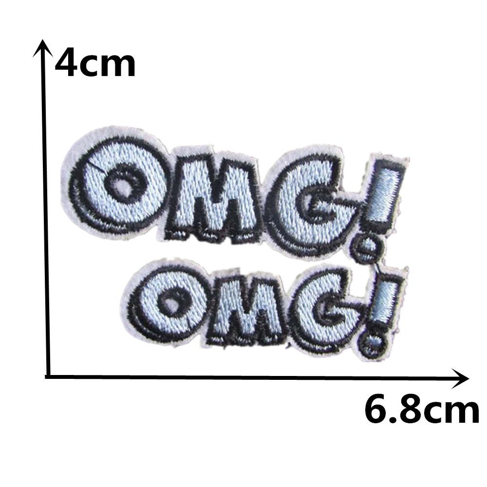 Letter Embroidery Hot Melt Adhesive Ironing Badge Cloth Sticker Diy Sewing Decorative Clothing Accessories Patch Cloth Sticker