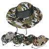 Fashion Outdoor Wide Brim Camouflage Fisherman Bucket Boonie Hat Anti UV Cap