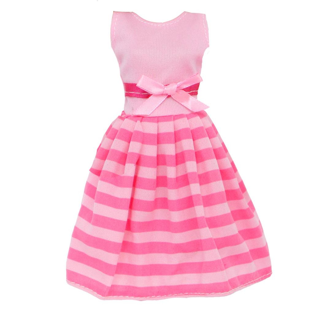 Clothes for 30cm Doll Daily Casual Outfits Pants T-shirt Skirts Mini Dress Fat Curvy Size 11.5 Inch Doll Accessories