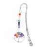 Закладка Chakra Crystal, инновационная, изысканная, декоративная, винтажная, металлическая закладка для студенческого офиса