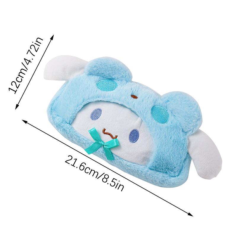 Плюшевая пенал-косметичка Sanrio, вместительная пенал-карандашница, Хелло Китти, Куроми, Мелоди, сумка для хранения канцелярских принадлежностей, школьные принадлежности