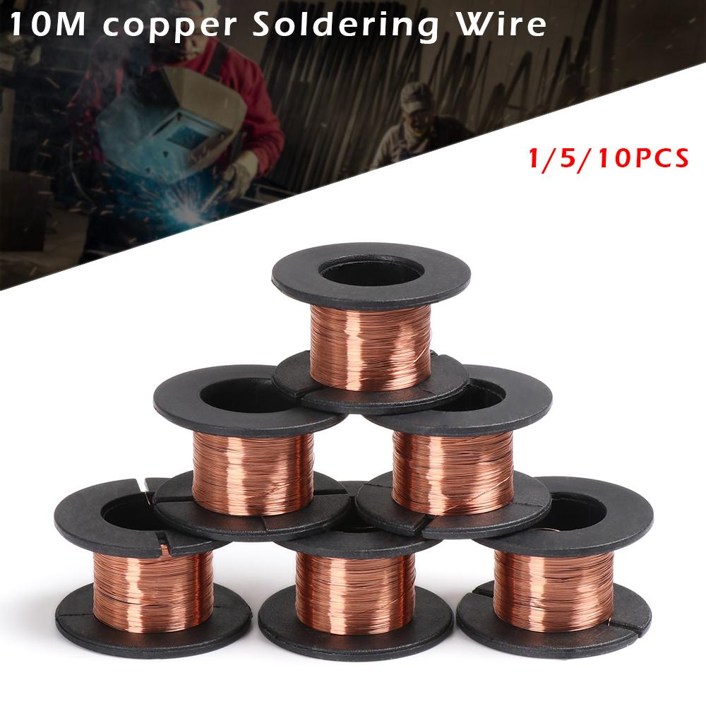 Diameter 1mm PCB Link Phone Jump Line Welding Lines Coil Cable Enameled Wires Copper Soldering Wire