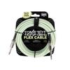 ERNIE BALL 6437 Musical Instrument Shield Cable 20 Feet FLEX INSTRUMENT CABLE Type Glow In the Dark [Genuine Product] 6.09m S-S