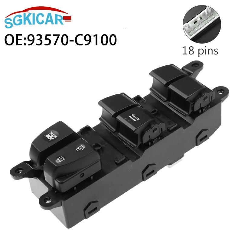 ODiDiO 93570C9100 93570-C9100 Car Electric Power Window Switch For Hyundai IX25 Creta 93570-C91004X 93570-A00004X
