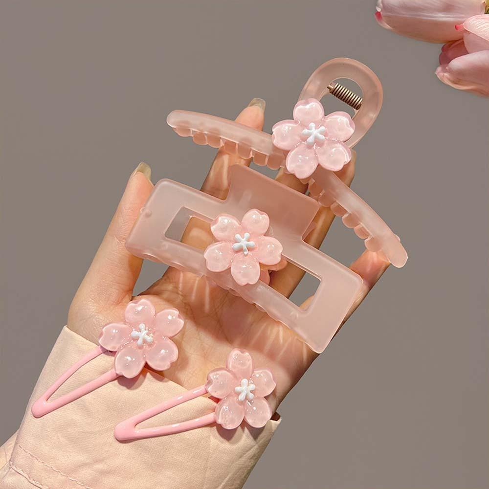 Hair Accessories Flower Hair Clip Sakura Sweet Barrettes Lovely Flower Hair Claw Women