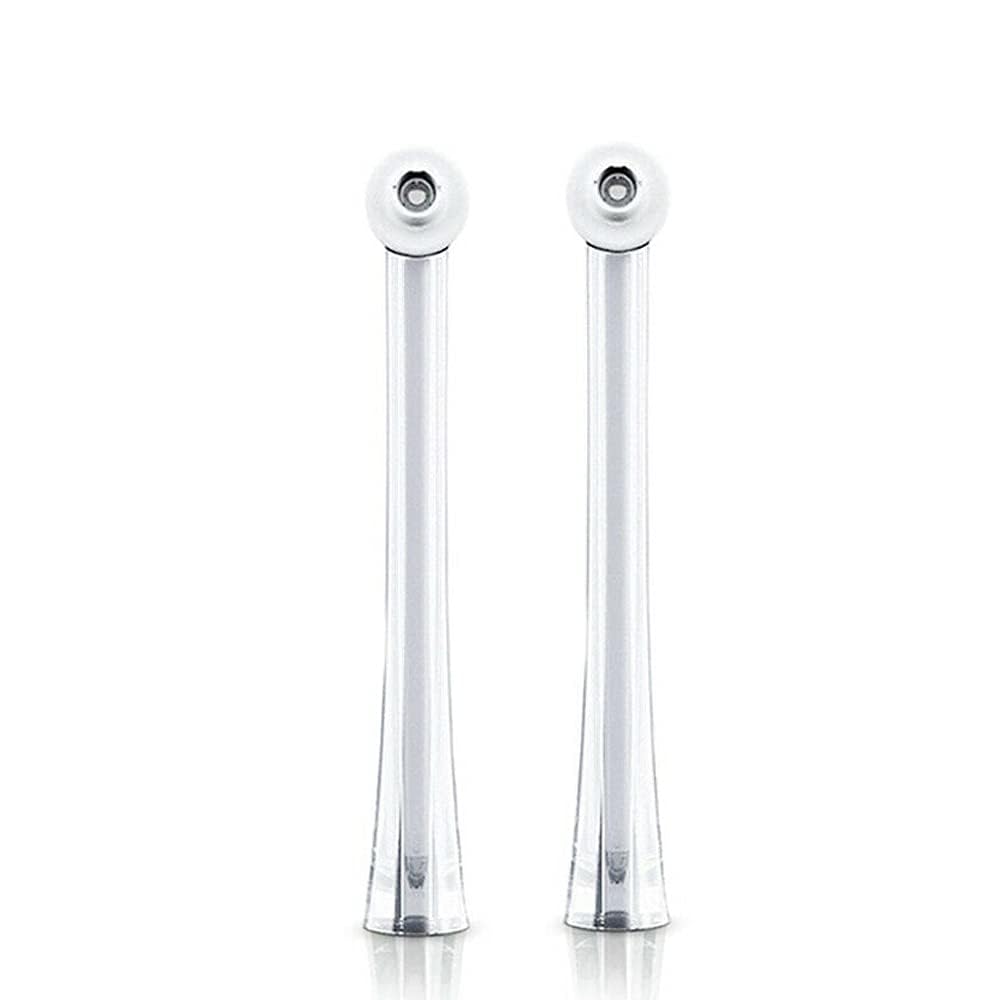 2PCS Oral Irrigator Nozzle Fit for Philips Soni care AirFloss Ultra HX8032/HX8331/HX8332/HX8340/HX8341/HX8381, Generic Soni care Flosser Replacement