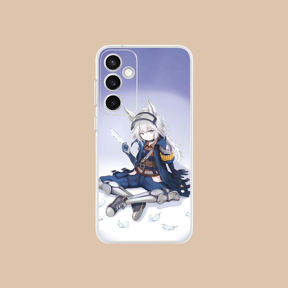 Arknights Grani Прозрачный чехол для мобильного телефона для Samsung Galaxy S25 S24 S23 S22 S21Plus FE Ultra Цветная накладка