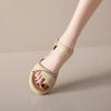 Stepping On Shit Leather Sandals Female 2025 Summer New Versatile Fairy Wind Pregnant Women Non-slip Soft Sole One Word with Beach Shoes