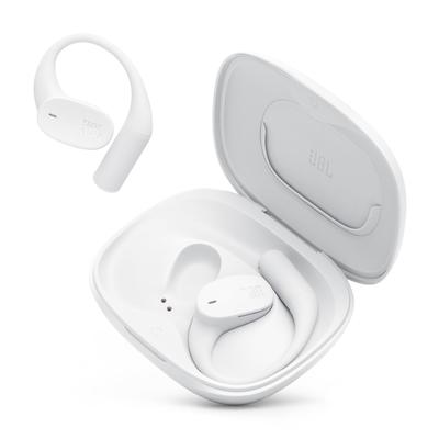 JBL Sense Lite True Wireless Открытые наушники Усиление басов Многоточечное подключение IP54 Защита от пыли и влаги Ушные крючки из жидкого силикона Bluetooth 5.4 Белый