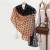 Spring and Autumn Ladies Temperament Cotton and Linen Feel Scarf Shawl Printed Tulle Scarf Hot Selling New Products
