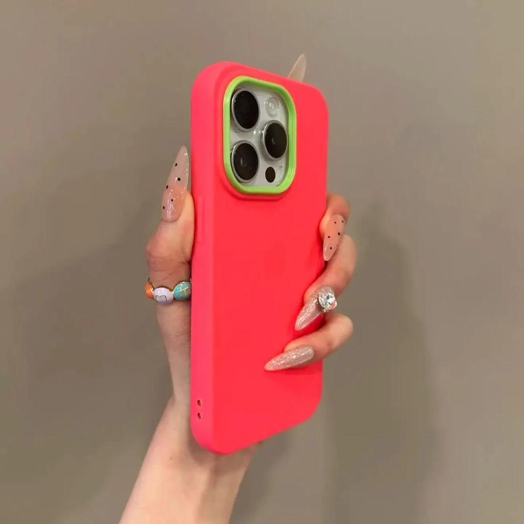 Чехол для телефона из жидкого силикона конфетного цвета для iPhone 17 Air 16 Plus 15 ProMax 14 13 12 Mini 11 Pro Max Жесткий бампер Ударопрочная крышка