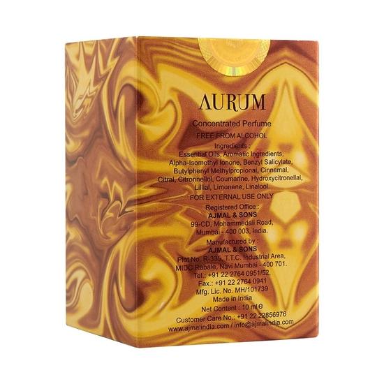 Ajmal Aurum Attar | Фруктовый и цветочный аромат | Безалкогольный | Стойкий аттар для женщин - 10 мл
