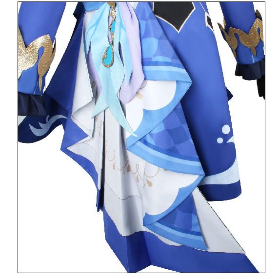 Genshin Impact Furina Cosplay Costume Hydro Archon De Fontaine Outfit Anime Cosplay Clothing