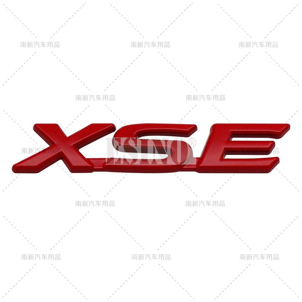 Car Styling 3D XSE Car Metal Alloy RearTrunk Fender Adhesive DSFDHFG6 Badge Body Tailgate Displaceme Emblem For Toyota Sienna