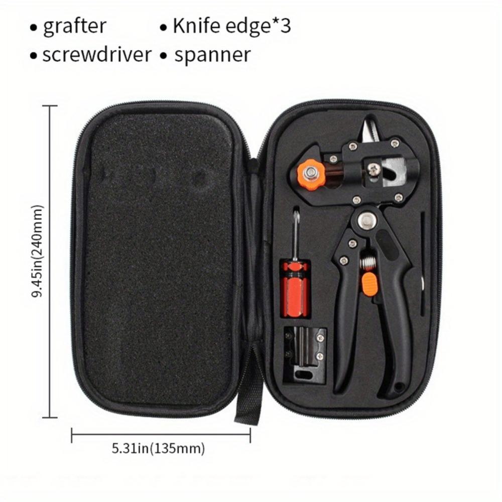 Набор инструментов для прививки и обрезки садовых растений 2 в 1 включает в себя точный нож для фруктовых деревьев, виноградных ветвей, набор необходимых инструментов для домашнего садоводства, ветки растений, обрезку