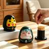 Мультяшный держатель для зубочисток Дарума Декоративная коробка для зубочисток Домашний Офисный Кухонный Диспенсер для зубочисток Контейнер для хранения Подарок для поклонников Аниме