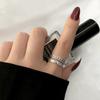 Letter Punk Style Retro Ring Open Ring Party Concert Fashion Jewelry Gift