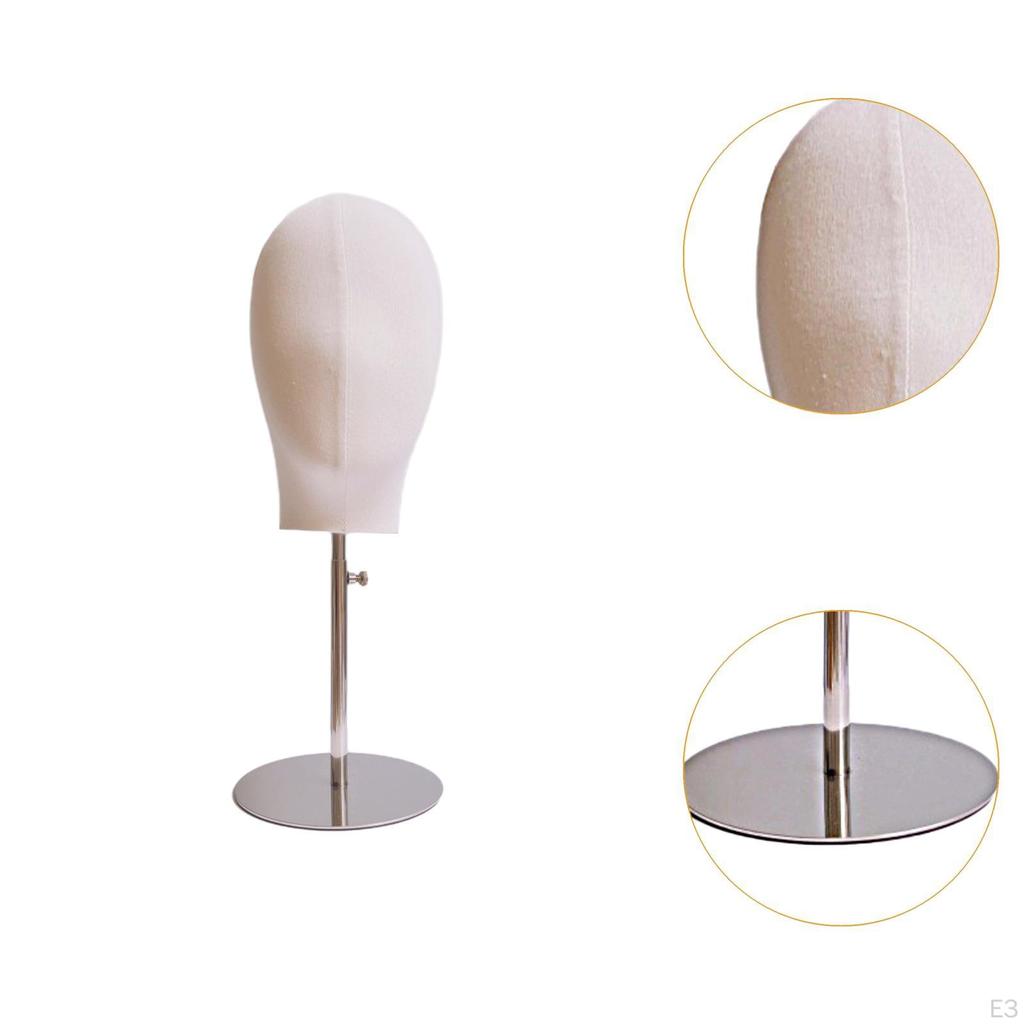 Холщовый блок головной убор стенд для демонстрации на столе учебный парик для головного убора кепка дома