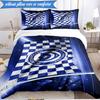 3PCS Ports Fc Crest Printed Soft Bedding Set,Including 1pc Duvet Cover And 2pcs Pillowcases Perfect for Bedroom, Dormitory, Fan gift