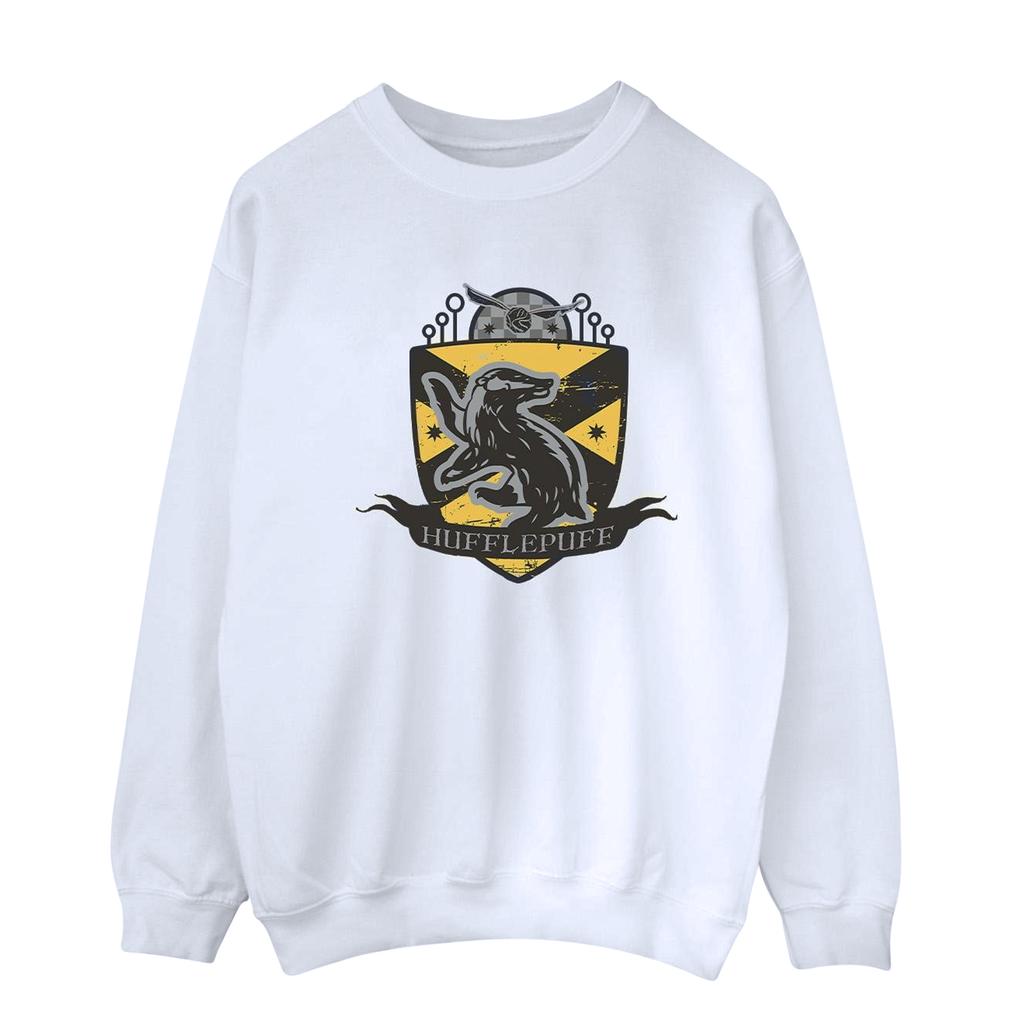 Harry Potter Mens Hufflepuff Chest Badge Sweatshirt