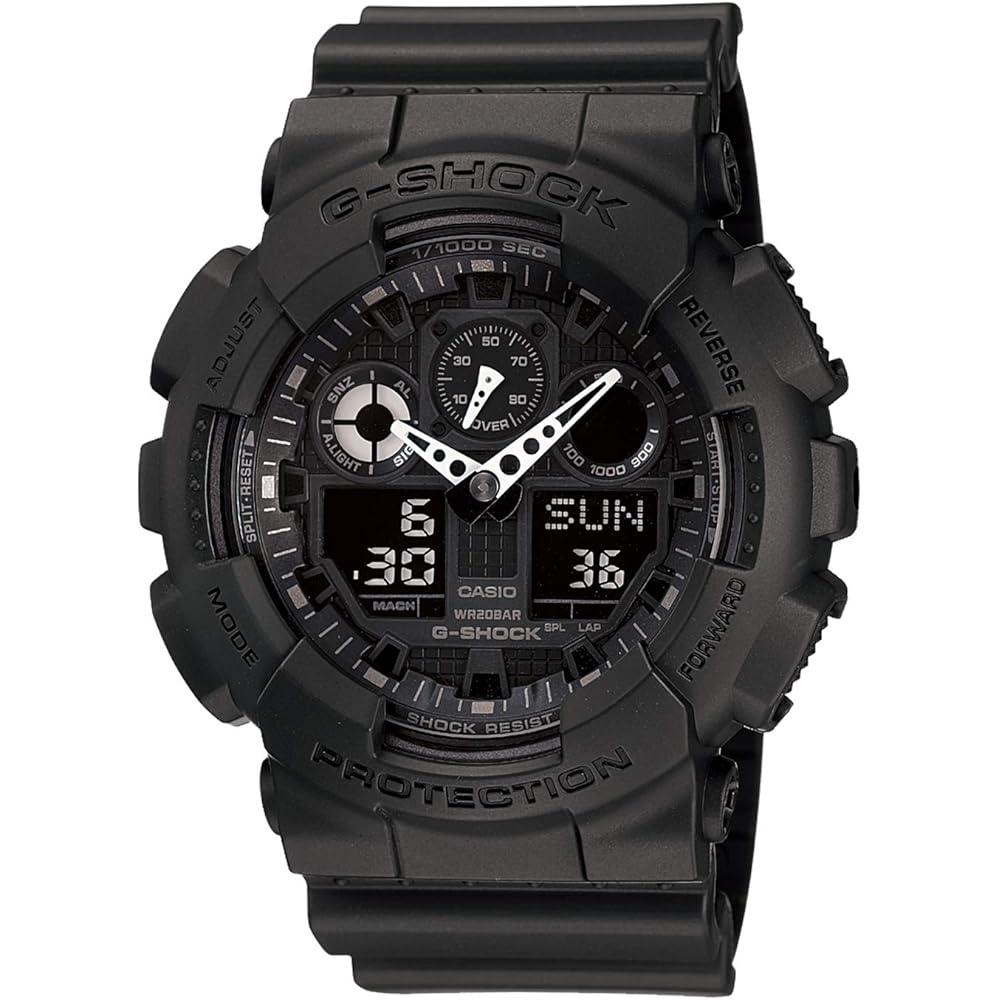 Casio G-Shock GA-100-1A1JF Men's Watch Black Analog Digital Waterproof 200m