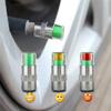 2/4pcs Car Tire Pressure Indicator Tire Pressure Gauge Indicator Alert Monitoring Valve Cap Sensor External Valve Detection